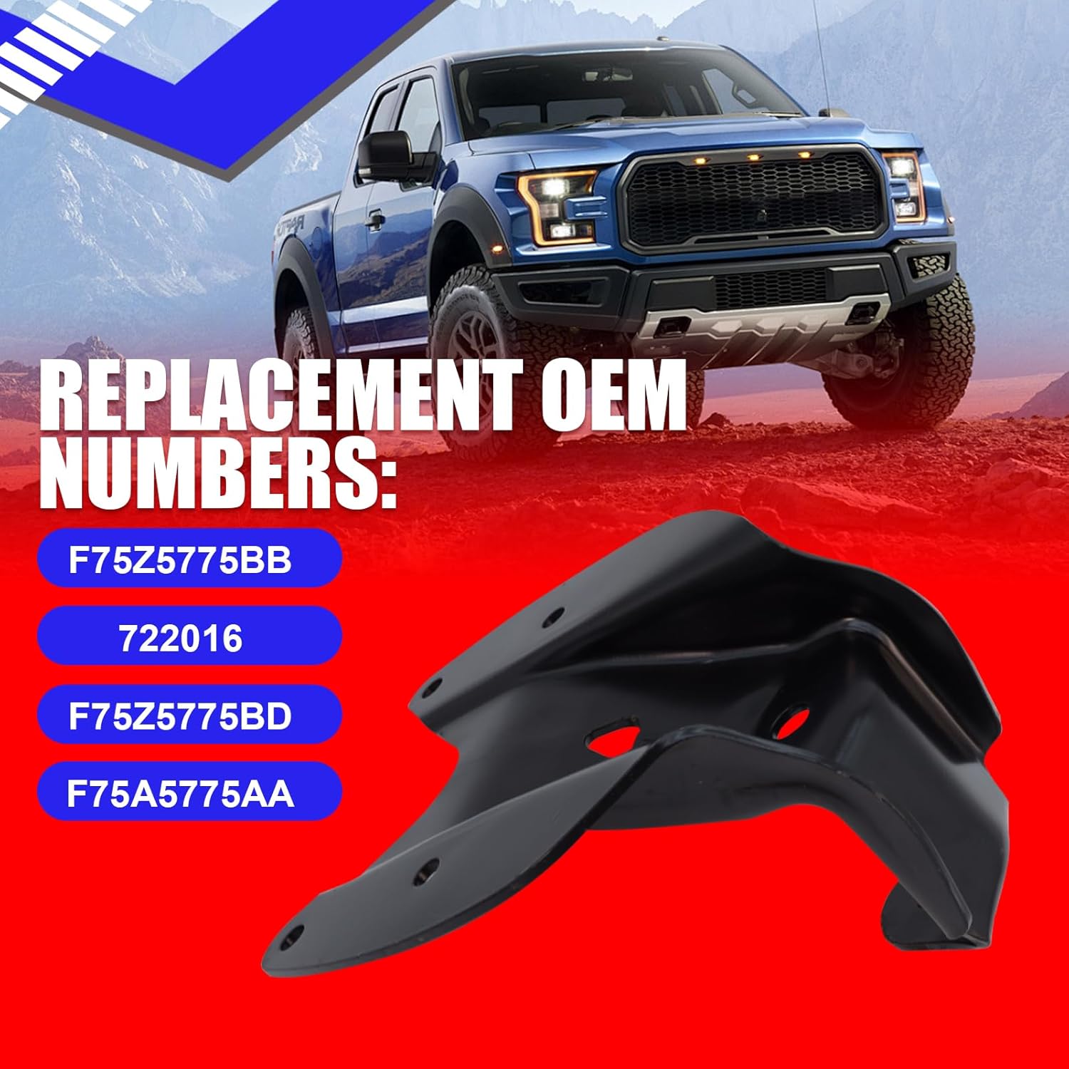 SMMS Rear Leaf Spring Shackle for Ford F150 F250 Truck Pickup for Lincoln 1999-2004 Bracket Hanger Kit Rearward Replaces OE: 722016