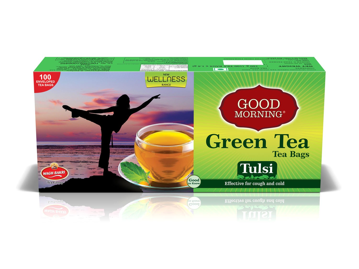 Good Morning Green Tea Tulsi Tea, 150g (B01CFSEVMC) Amazon Price History, Amazon Price Tracker