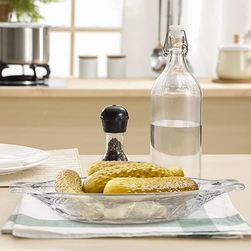 Miniatura 5 de SOUJOY Paquete de 8 platos divididos de plátano, plato acrílico de 8 onzas, cuenco transparente para servir Sundae para dividir plátano, helado,