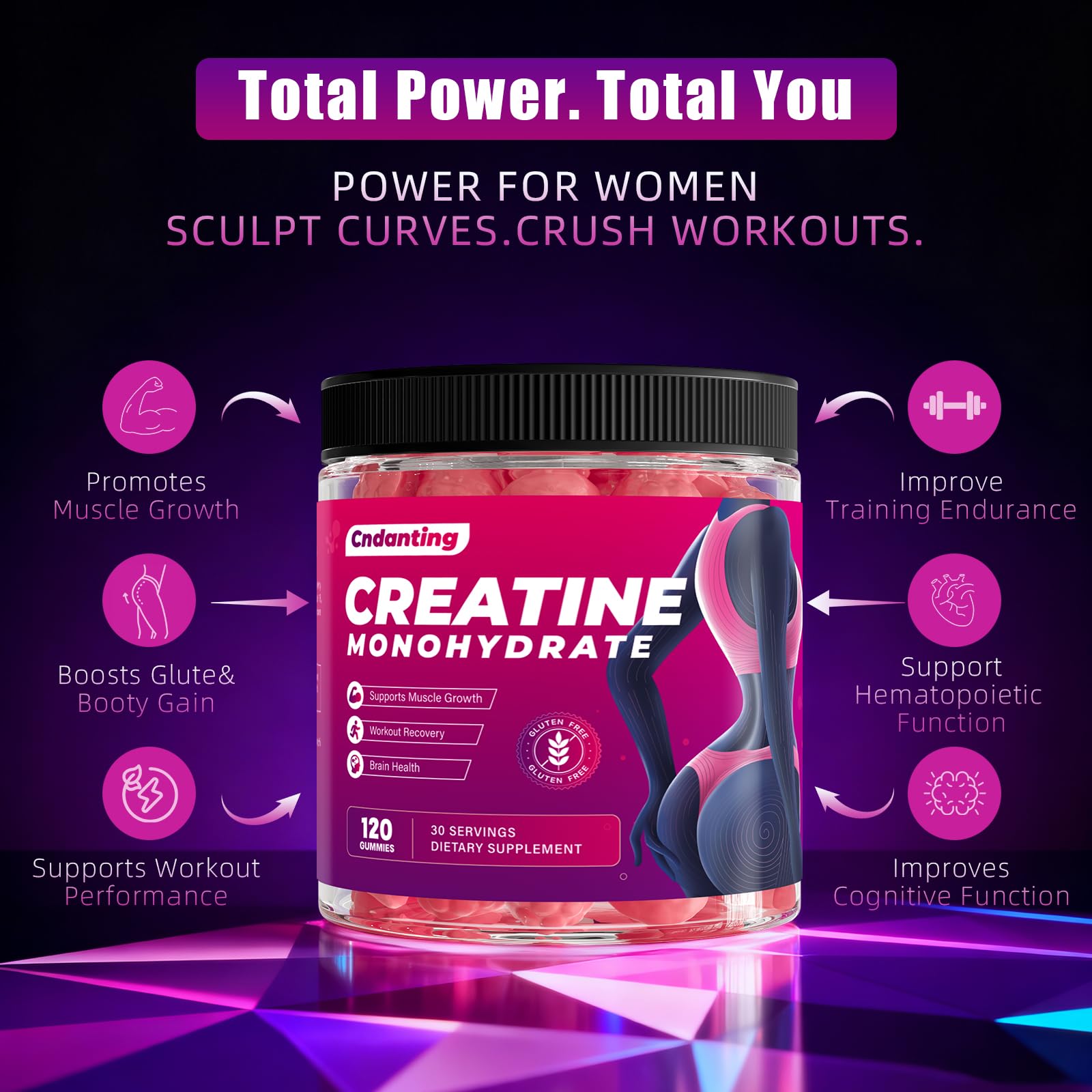 Creatine Monohydrate Gummies for Women & Men — Amazon image 2