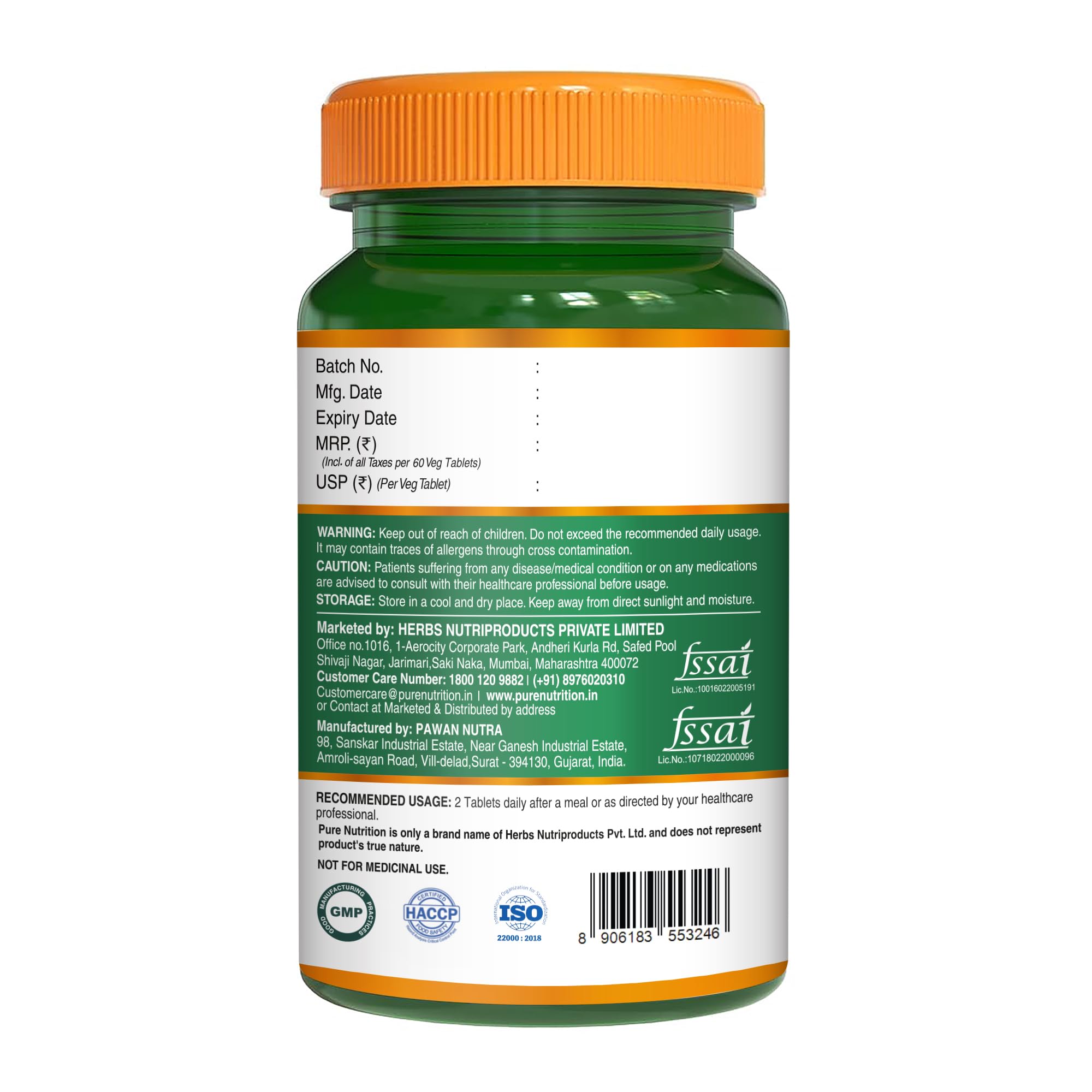 Pure Nutrition Chelated Magnesium Glycinate Supplement 2000mg - 60 Tablets | High Absorption Magnesium Supplements (Elemental 440mg) for Sleep, Cramps, Nerve Health, Relaxation, Bone & Joint Health — Amazon image 6