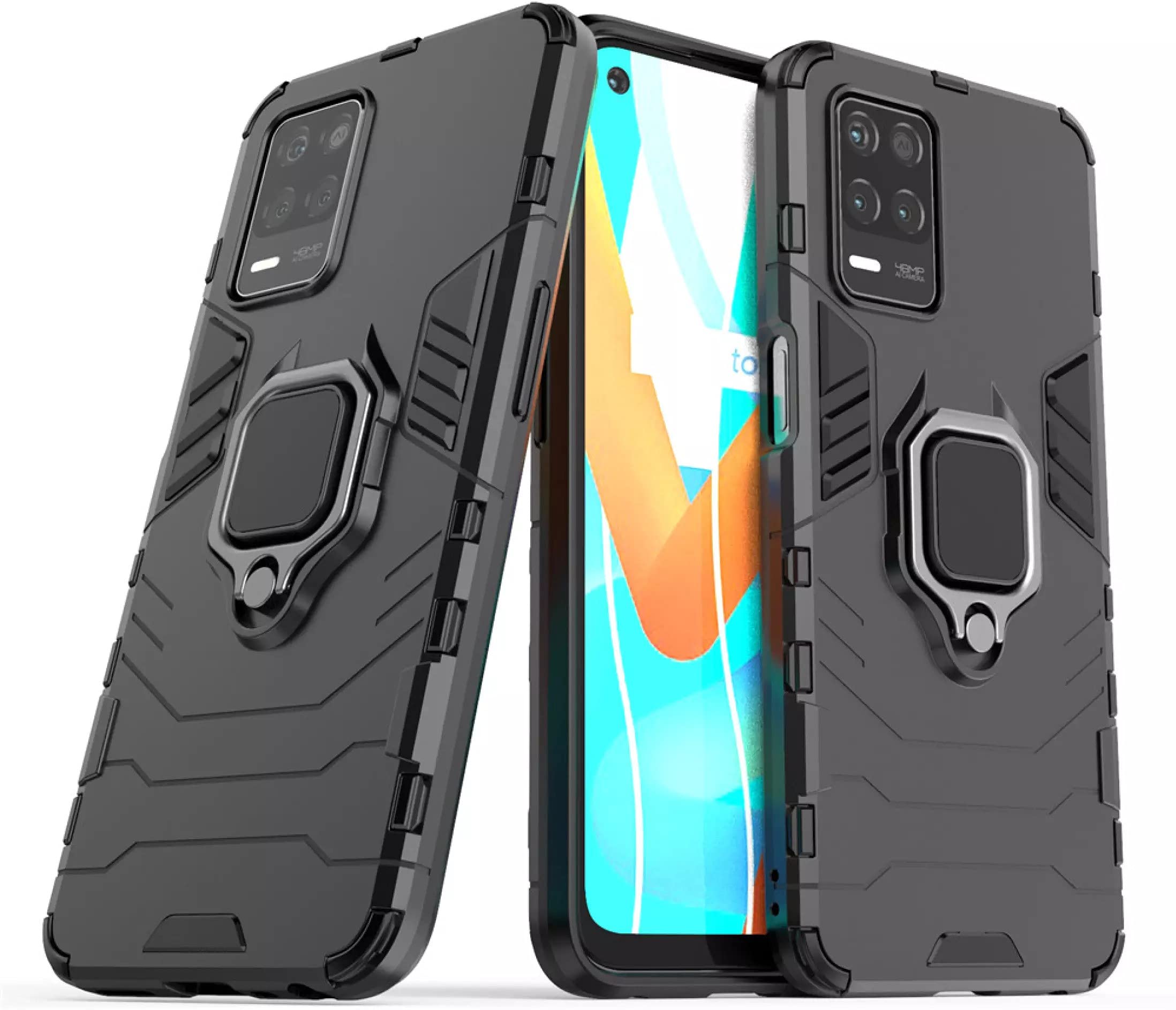 SPAZY CASE® Realme Narzo 30 5G / Realme 8 5G / 8s 5G Back Cover | Dual Layer Armor Defender Full Body Protective + PC Hybrid Kickstand Back Case for Realme Narzo 30 5G / Realme 8 5G / 8s 5G (B097T1FWLY) Amazon Price History, Amazon Price Tracker