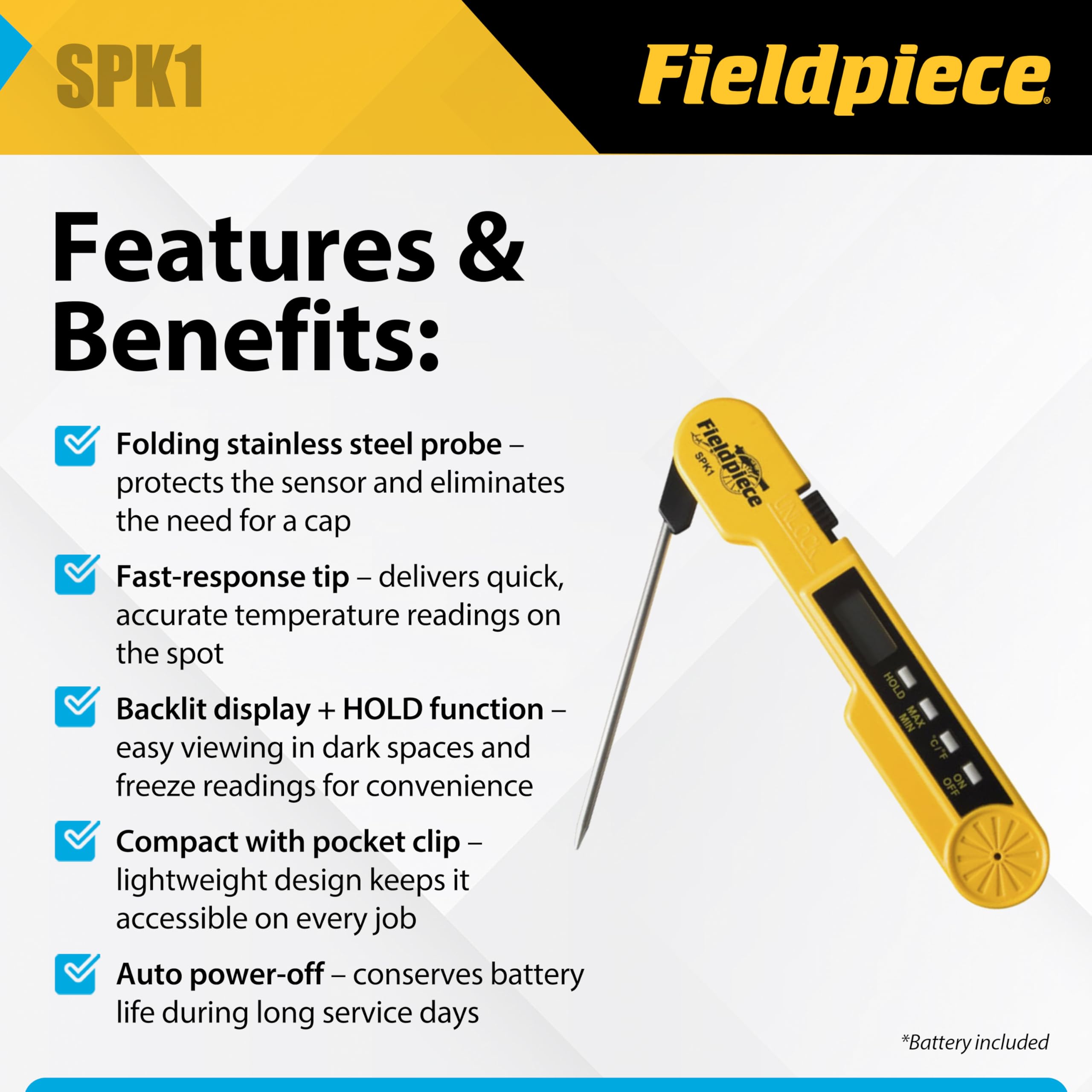 FIELDPIECE SPK1 - Tester