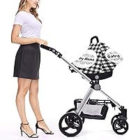 Vista 8 de Cubierta de cochecito de bebé para asiento de automóvil, cubierta de enfermería, bufanda de lactancia materna, suave y elástica, cubierta de toldo