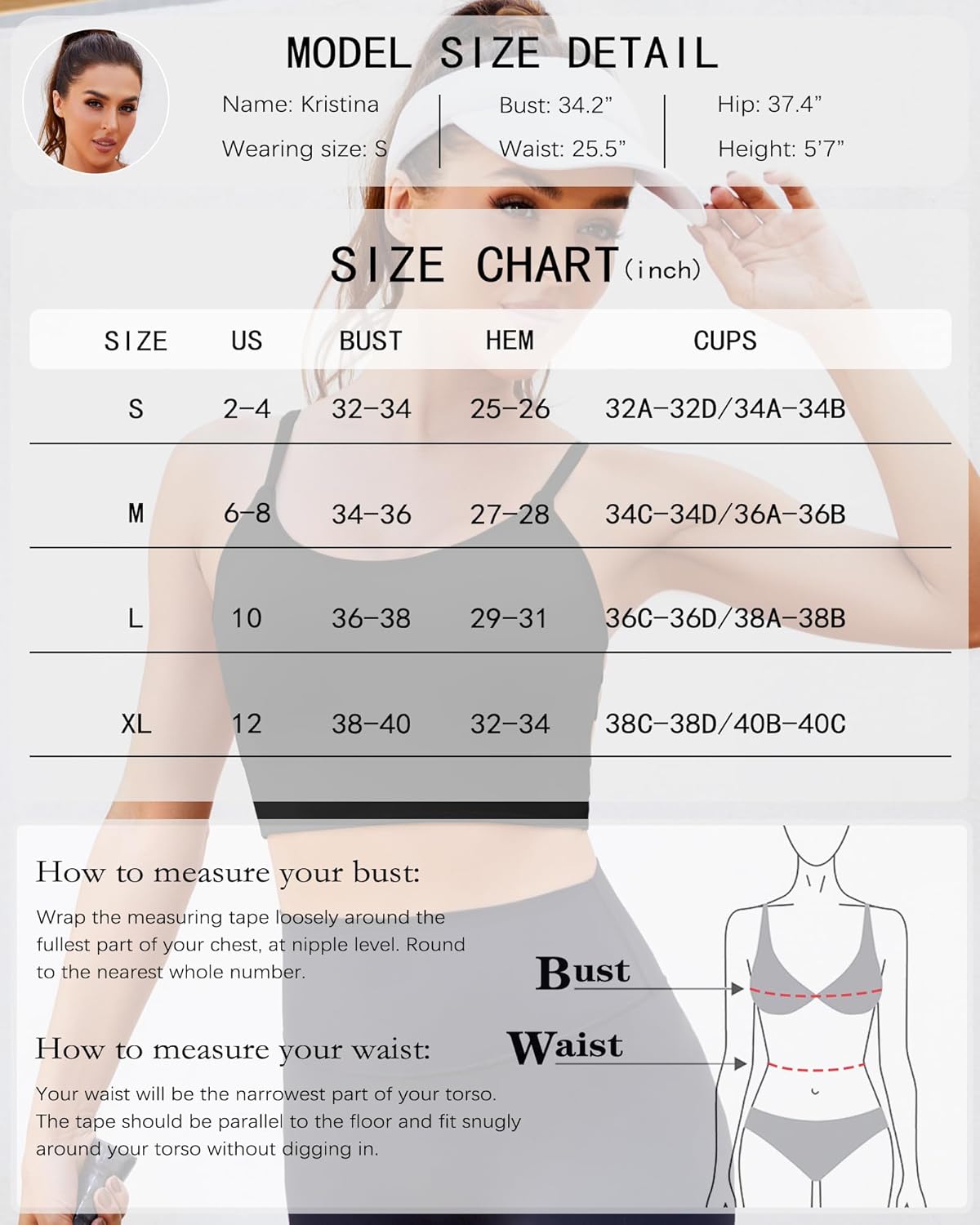 Strappy Sports Bras for Women High Support Open Back Workout Tops Longline Tank Top with Built in Bra Yoga Crop Bras - Image 5