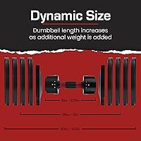 Vista 2 de Core Fitness® Adjustable Dumbbell Weight Set by Affordable Dumbbells