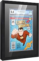 Vista 146 de Poster Palooza Marco de cómic con paspartú para 2 cómics CGC, CBCS o PGX Graded Comics – Marco de cómic negro para cómics de 8.125 x 13 pulgadas