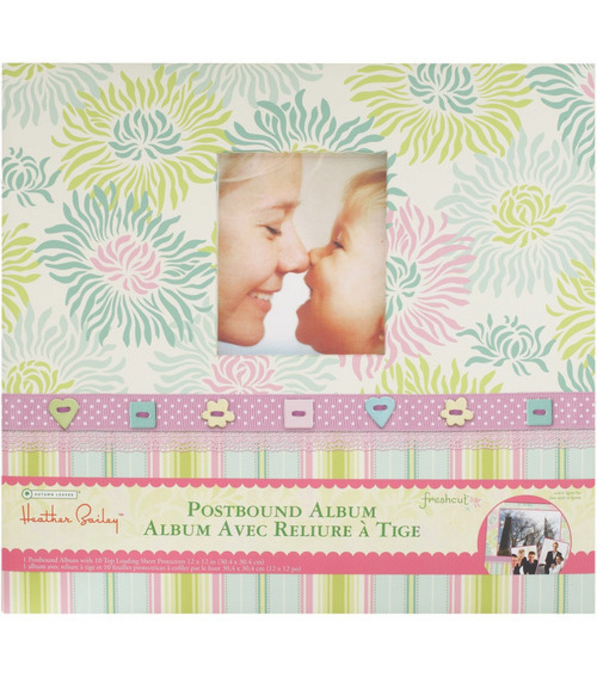 Album de scrapbooking Autumn Leaves Heather Bailey 30x30 cm pour souvenirs