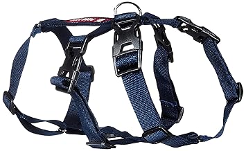 Petslike Double H Harness Navy Blue ( Size Medium), Navy Blue, Medium