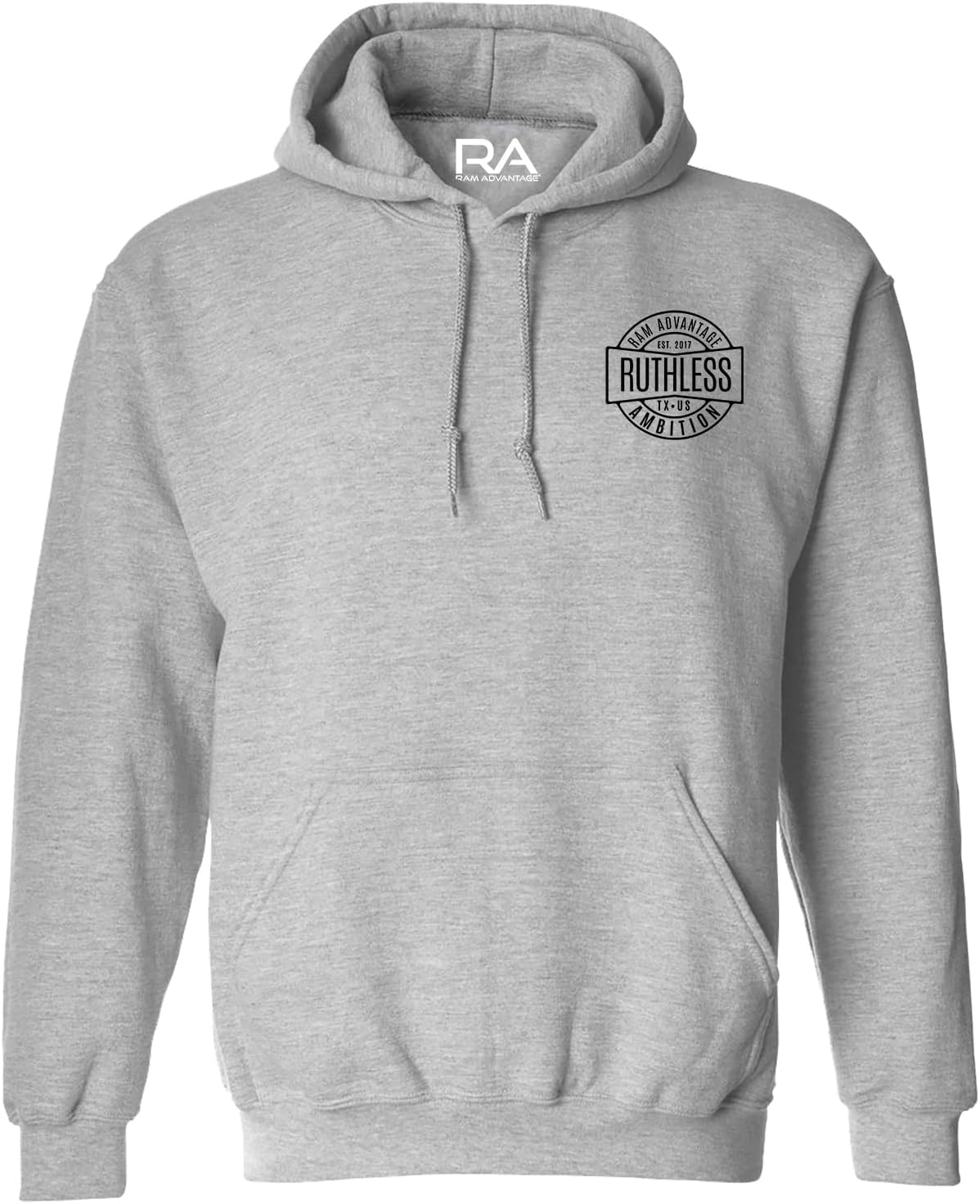 RAM ADVANTAGE Pullover Sweatshirt | Lightweight Cotton Polyester Fleece Blend Relaxed Fit