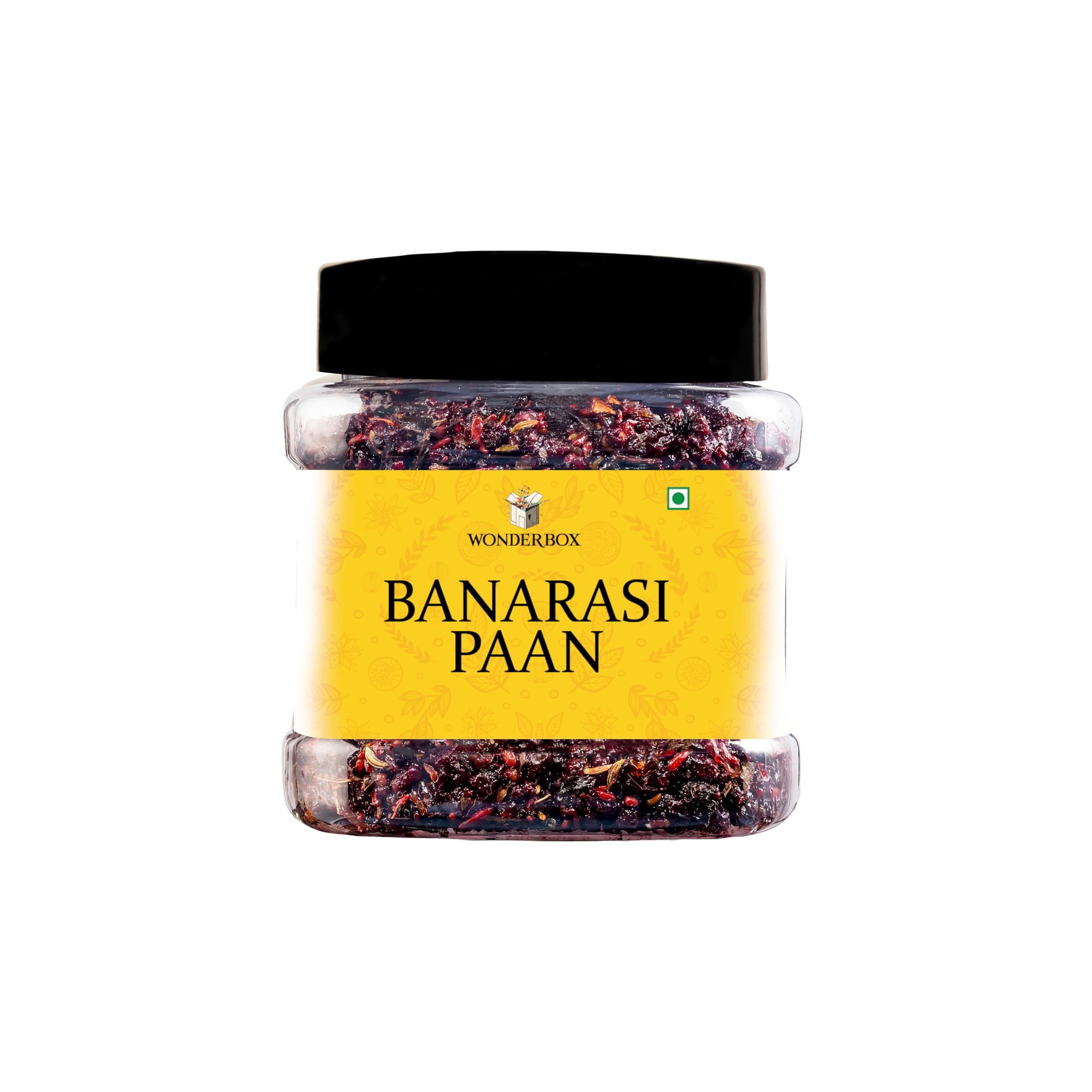 WONDERBOXWonderBox Banarasi Meetha Paan Mukhwas – 150 Gm | Traditional Gulkand Paan After Meal Refreshment | Mouth Freshner Without Supari & Areca Nut | No Artificial Preservatives
