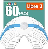 Vista 7 de AZEN Paquete de 100 cubiertas de sensor Freestyle para Libre 3, parches adhesivos impermeables, cinta adhesiva transparente impermeable