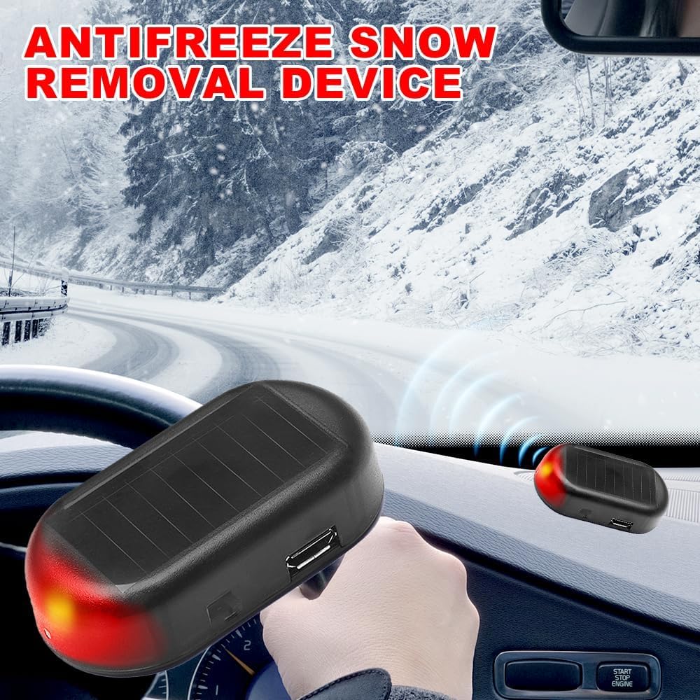 Elektromagnetische Molekulare Interferenz Frostschutzmittel Schneeräumungswerkzeug, Auto Enteiser Elektromagnetisch, Auto Interferenz Antifrost Gerät, Elektromagnetischer Schneeschmelzer (A, 2PC