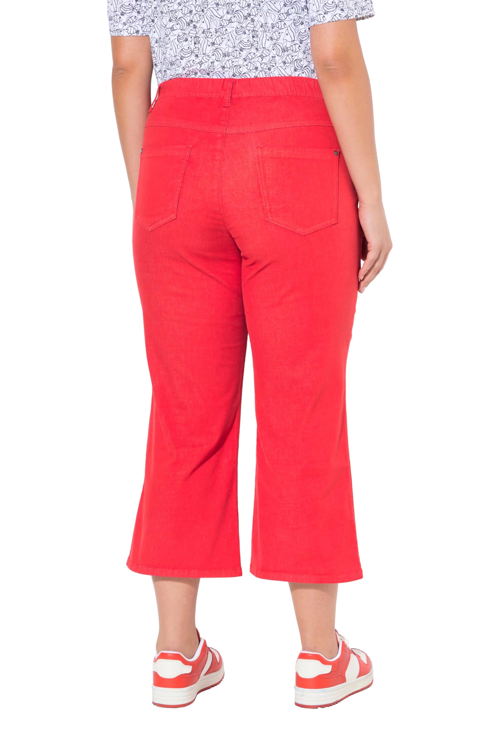 Ulla Popken Damen Jeans neon rot 46 – Bild 2
