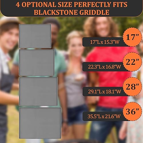 Miniatura 3 de NOVA LUXI - Tapete de silicona para parrilla Blackstone, protector para parrilla Blackstone, cubierta superior de repuesto para parrilla Blackstone,