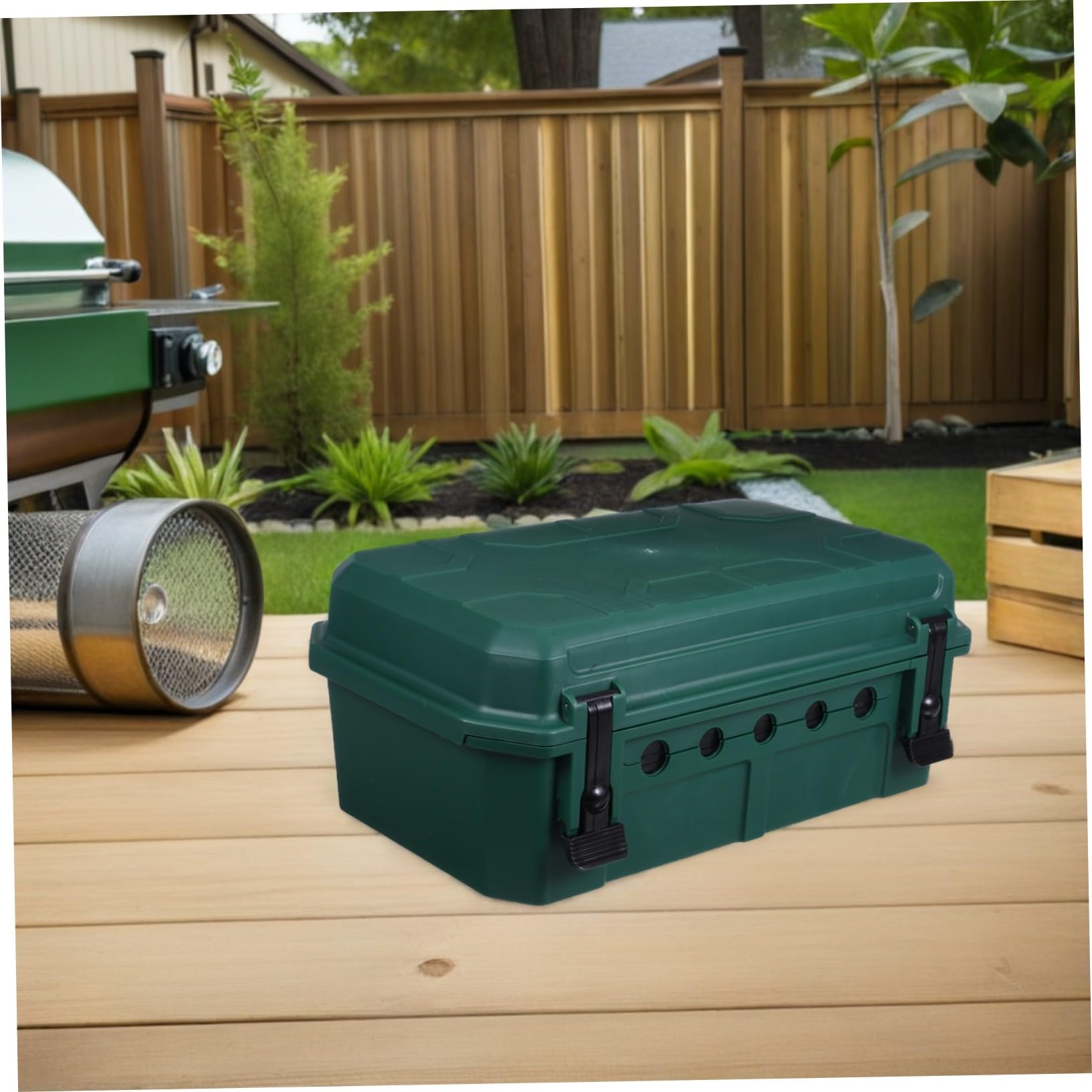 Healifty Caja Eléctrica Exterior para Enchufes y Regletas Diseño Espacioso para Cables y Adaptadores Fácil Instalación y Desmontaje Rápido para Iluminación Herramientas de Jardín y Equipos