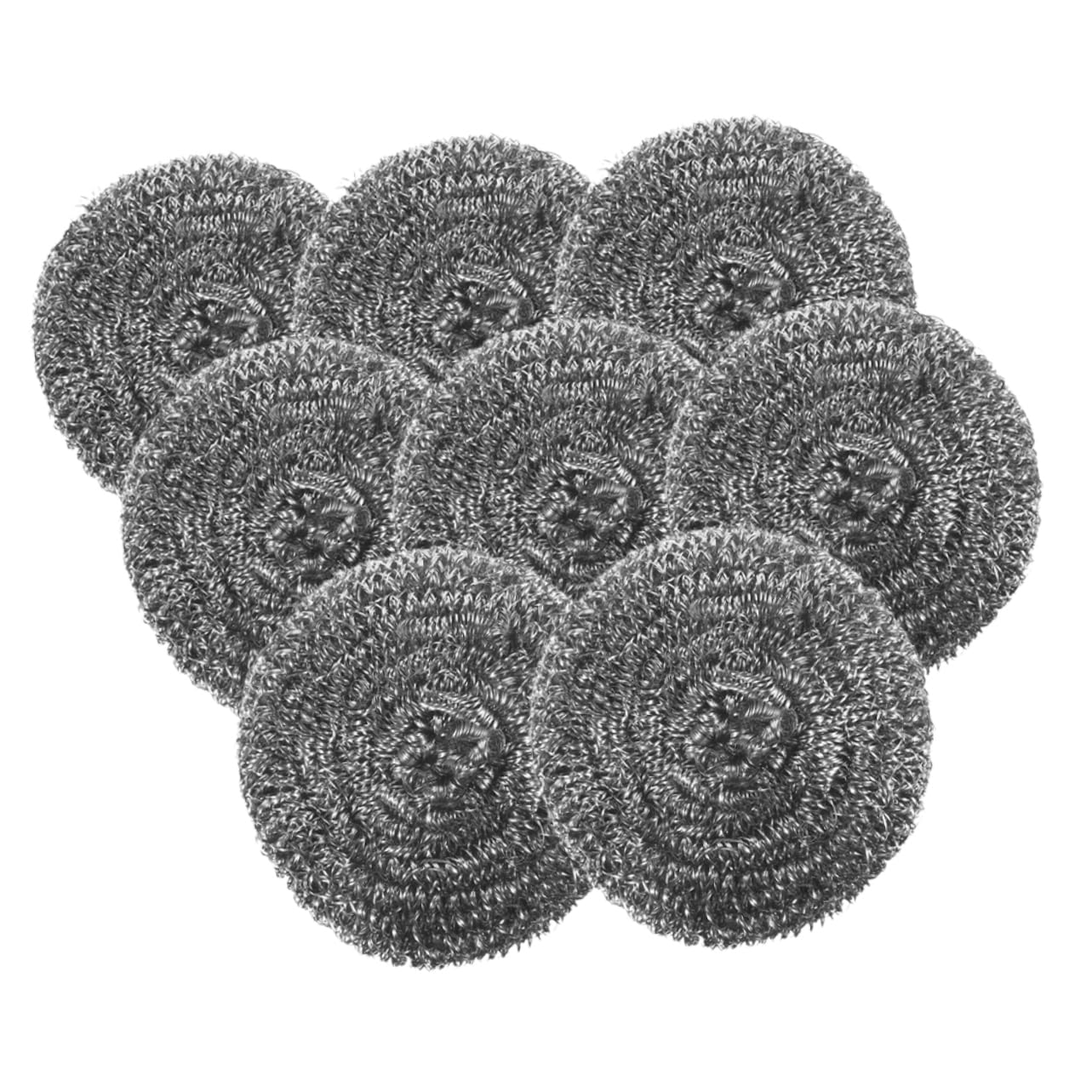 Levemolo Stainless Steel Wire Balls 8pcs Pot Washing Brush Scrubber for Kitchen Pan Cleaning