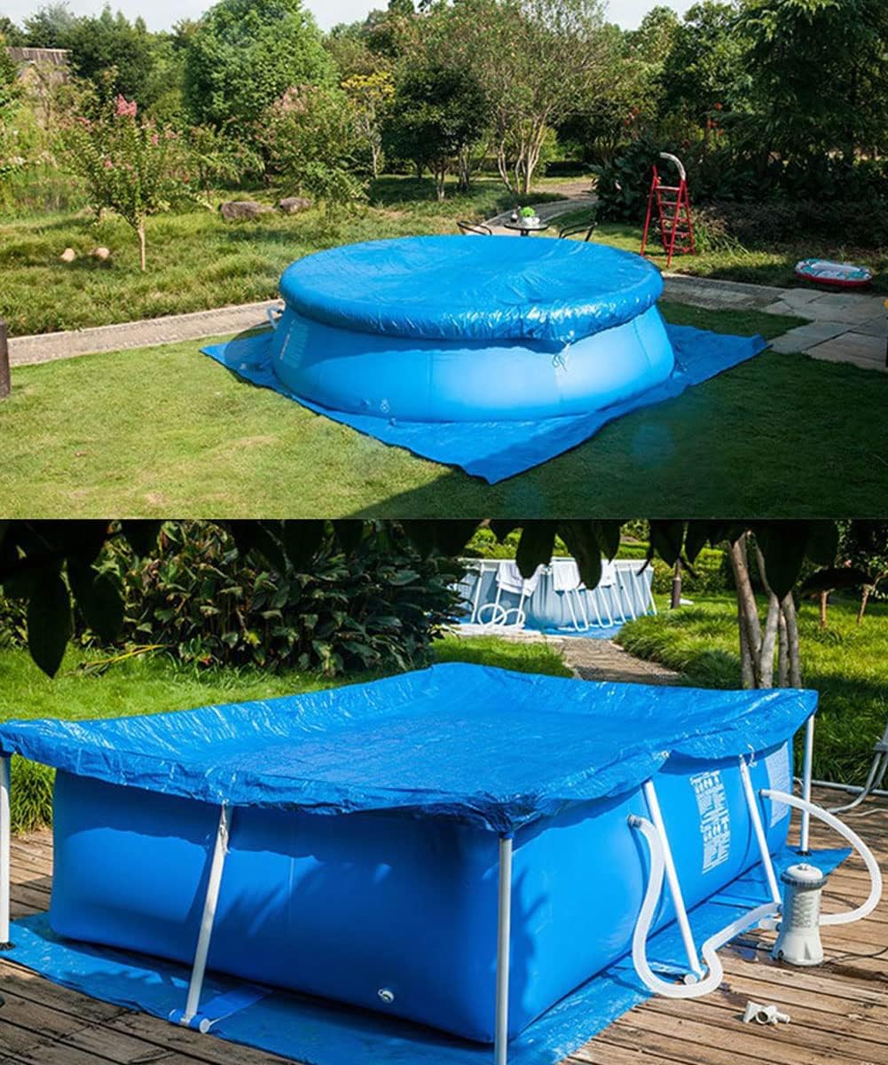 5 m Schwimmbad Bodenplane groβe 500 x 500 cm Pool Unterlegeplane Poolunterlage fur oberirdische Schwimmbader Bodenschutzmatte Bodenschutzplane Poolmatte Poolplane