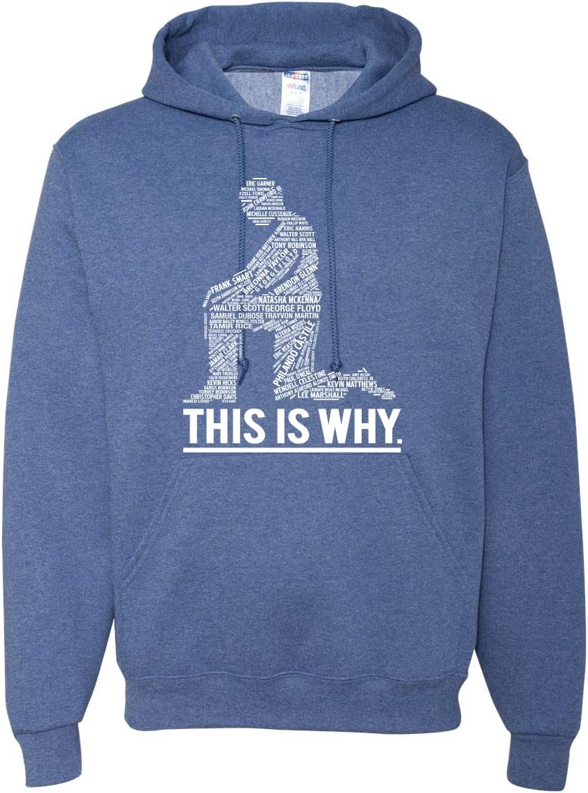 Wild Bobby Black Lives Matter This is Why Victim Names Kneeling for Justice Black Pride Unisex Graphic Hoodie Sweatshirt