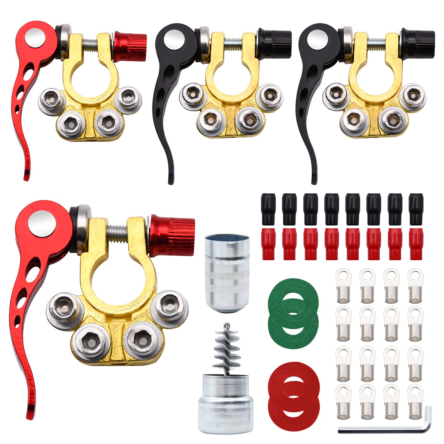 Buy Battery Terminal Connectors, Battery Terminal Clamp Connectors, 4