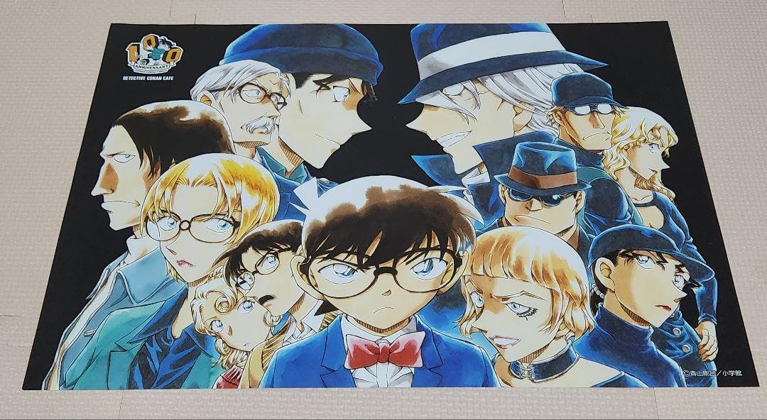 名探偵コナン　コナンカフェ　100巻記念　キャンバスアート 名探偵コナンカフェ100巻記念グッズ キャンバスアート | K-BOOKS