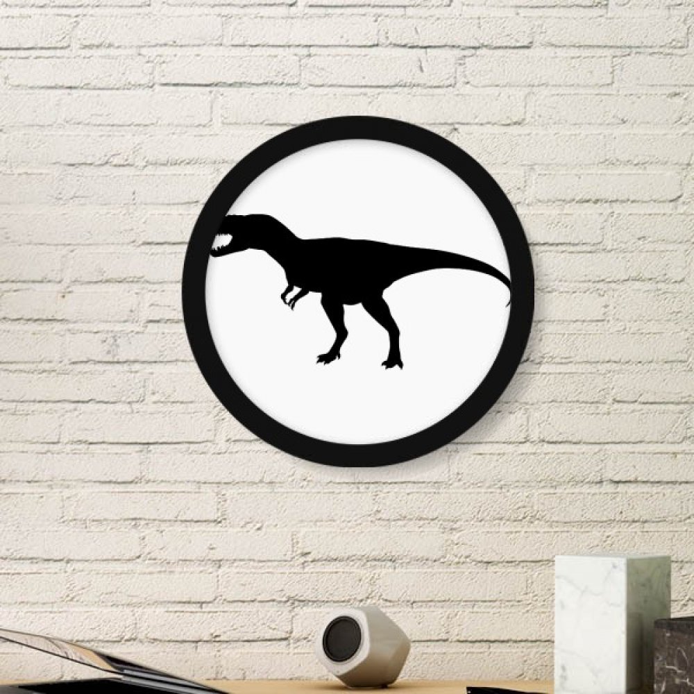 Cadeau cadre photo dinosaure miniature en os noir pour passionné paléontologie
