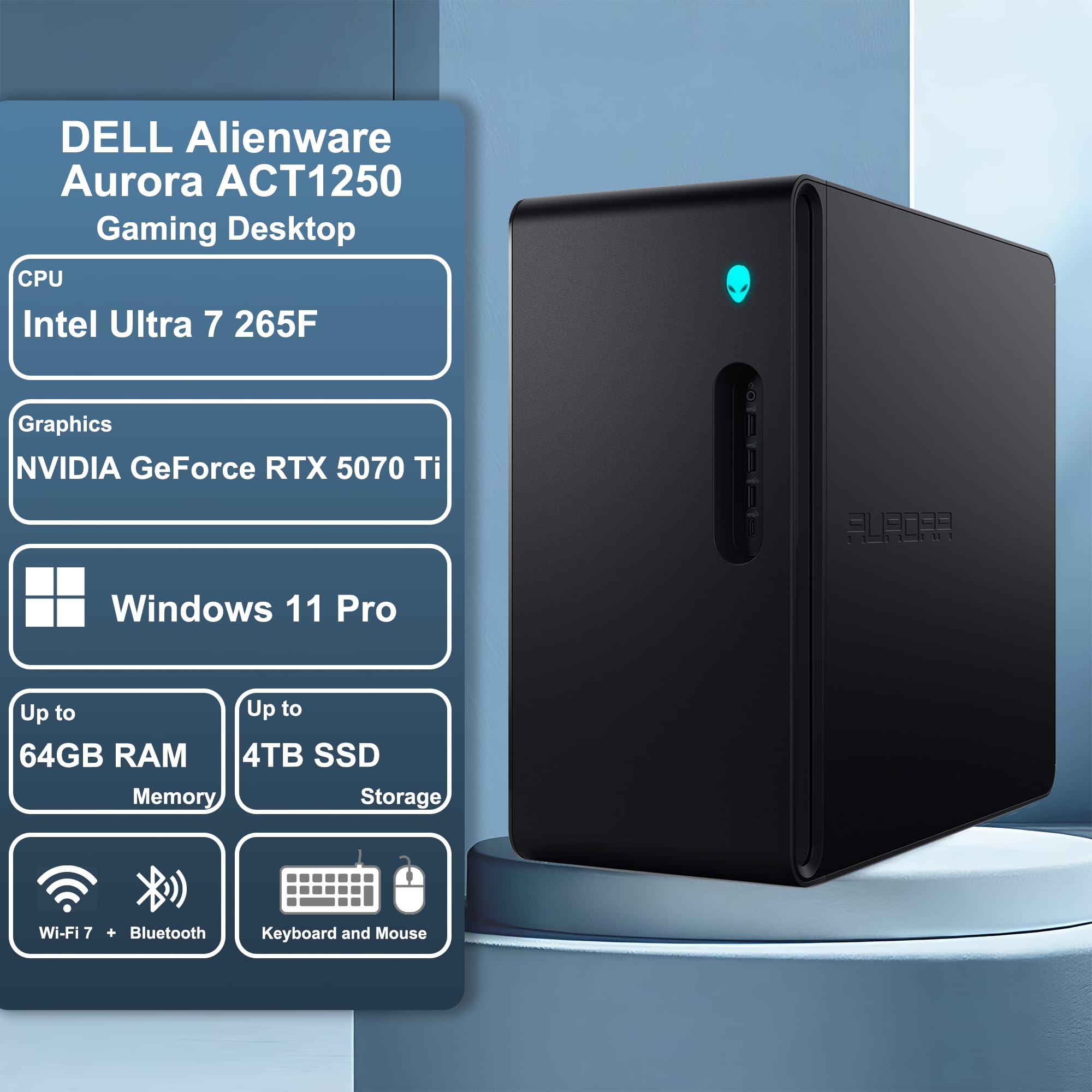 Amazon.com: Dell Alienware Aurora ACT1250 Gaming Desktop Intel 20
