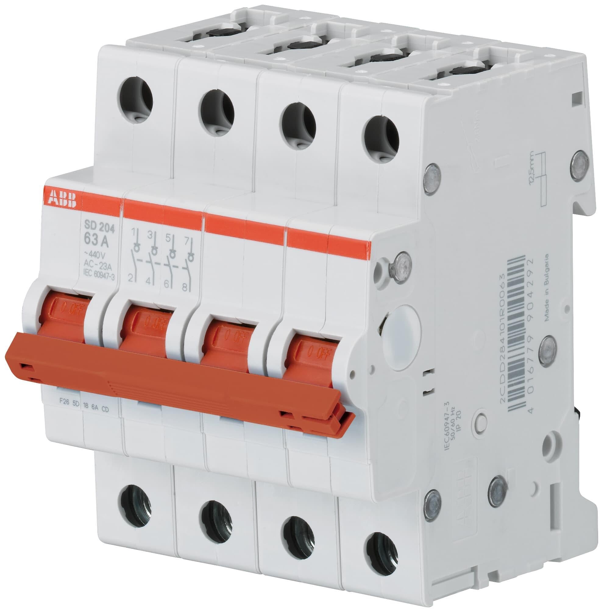 Abb Sd204/63 Interruttore-Sezionatore 4P 63A - 4