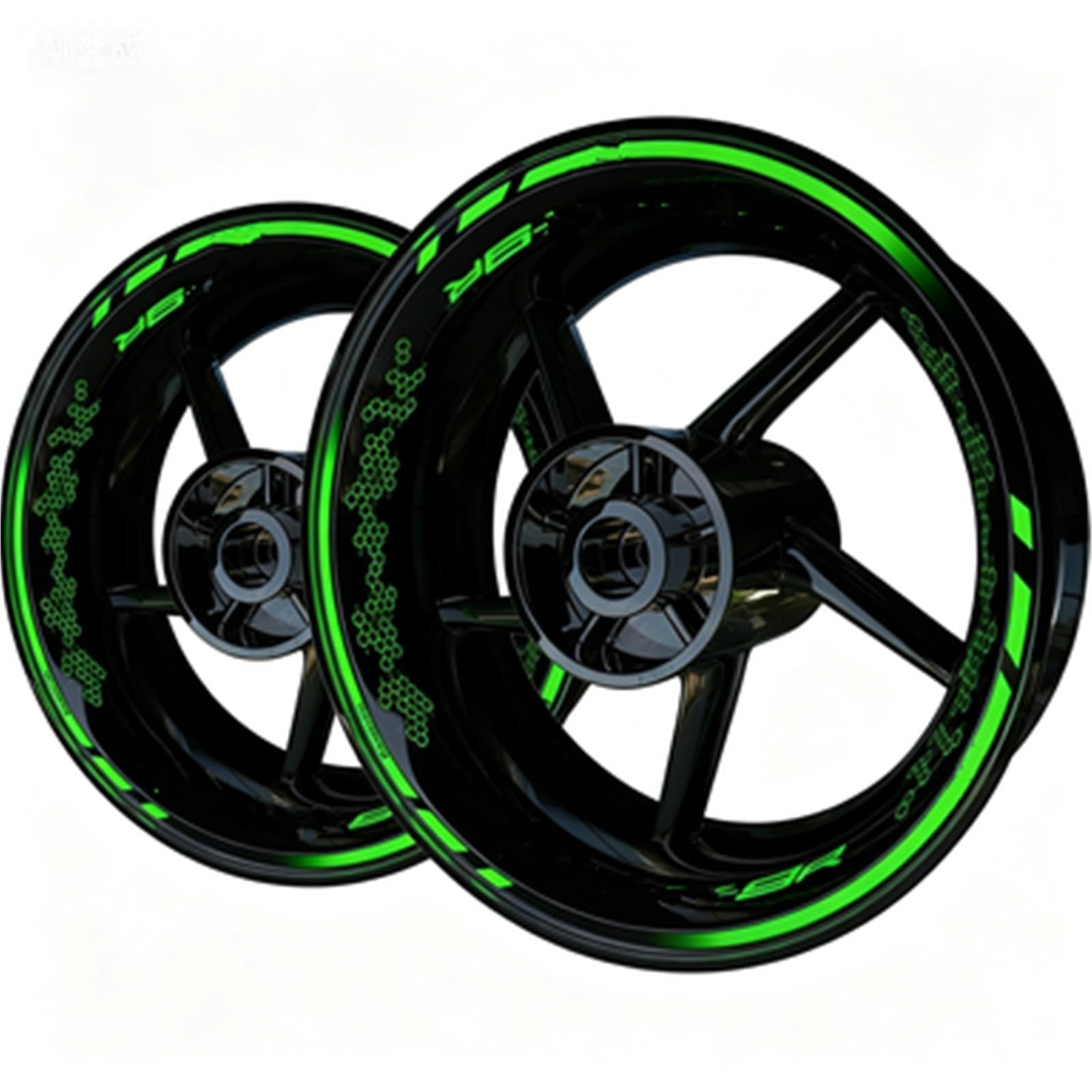 Motorcycle Reflective Wheel Rim Stripe Decal for Kawasaki for Ninja for ZX-9R