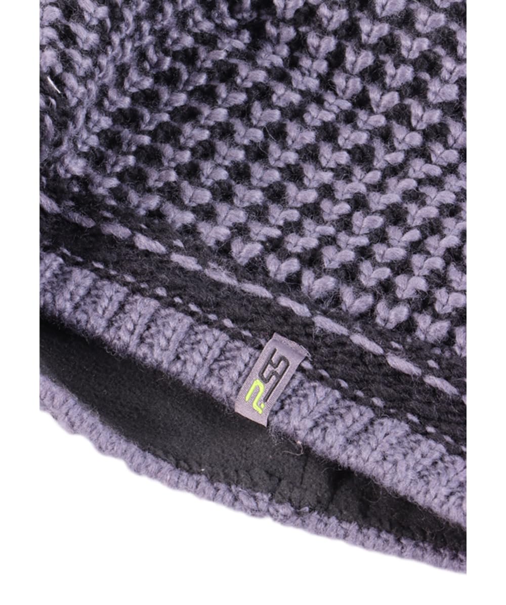 PSS StrickMütze mit Fleece Innenrand Grau Größe OneSize
