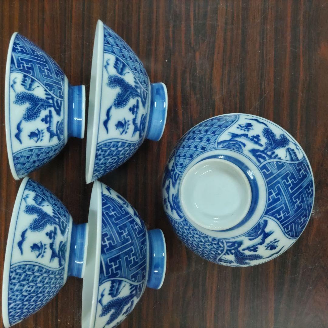 青白磁 飯碗 5個セット 茶碗