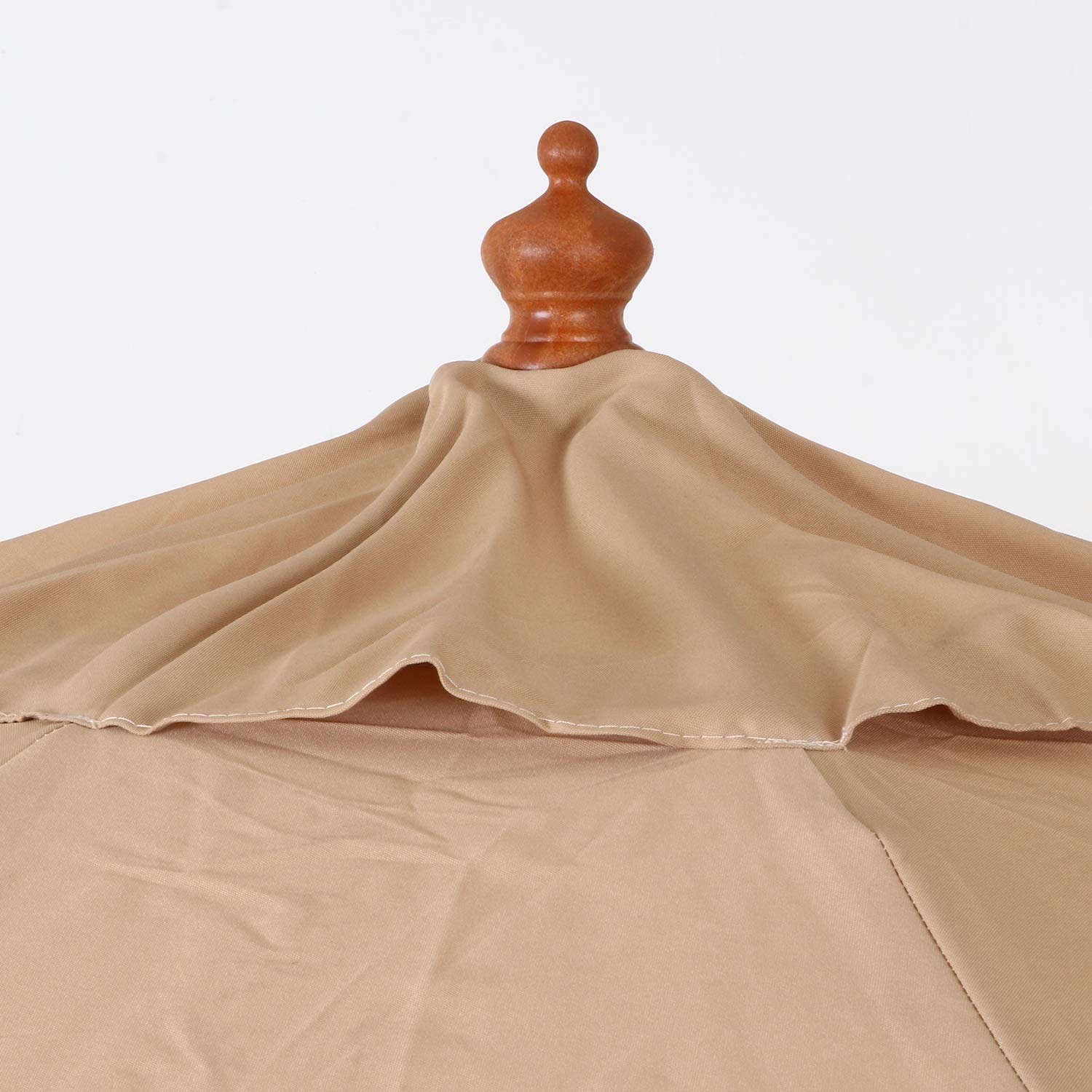 Amazon | 不二貿易 木製パラソル 直径210cm アイボリー 60157