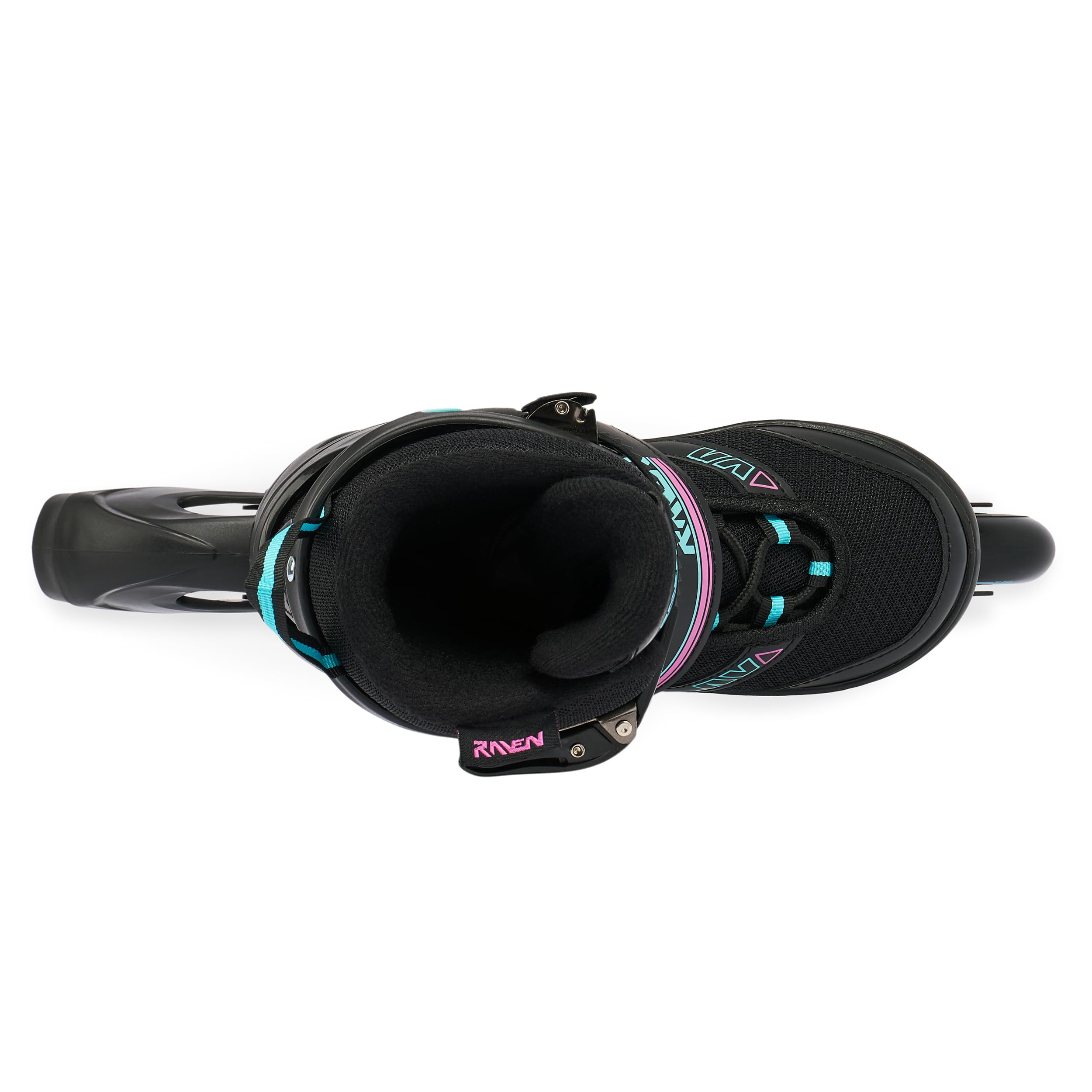 Raven - Pattini a rotelle per bambini, ragazze, ragazzi, adulti, bambini - Pattini a rotelle 2 in 1 con lame da ghiaccio - Regolabili