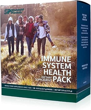 Standard Process Immune System Health Pack - Includes Packs for Immune, Bone & Skin Health - Non-Dairy & Non-Soy - 30 Packs 10-Day Serving