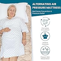 Vista 2 de Kekoy Almohadilla de colchón de presión de aire alterna, prevención de llagas en la cama, cubrecolchón de cama de hospital con bomba silenciosa