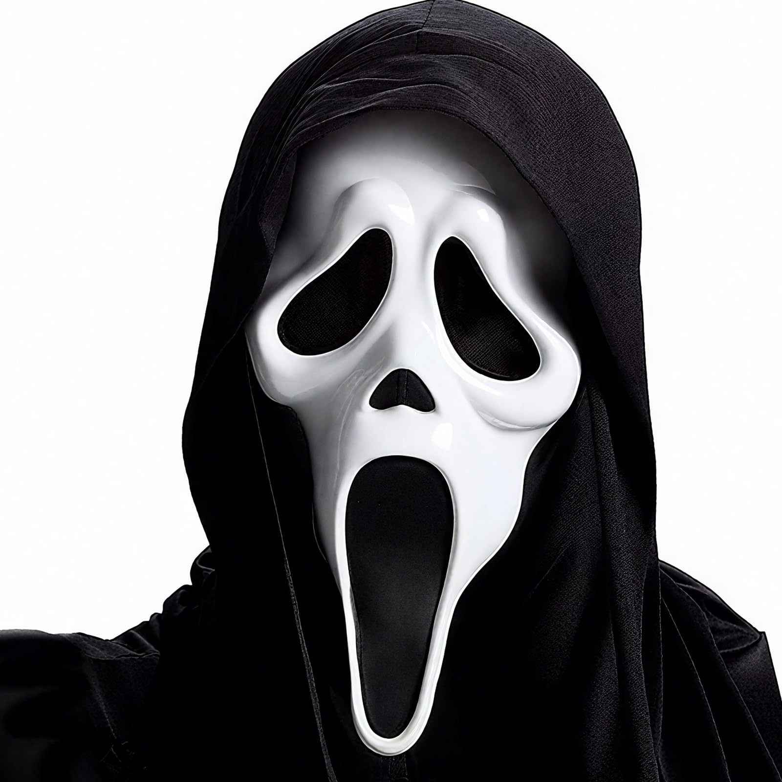 AMANKA Halloween Horror Scream Mask,Ghost Face Mask,scary mask, Scary Full Face Mask for Adults/Teens Cosplay Haunted Houses, Halloween Party Cosplay
