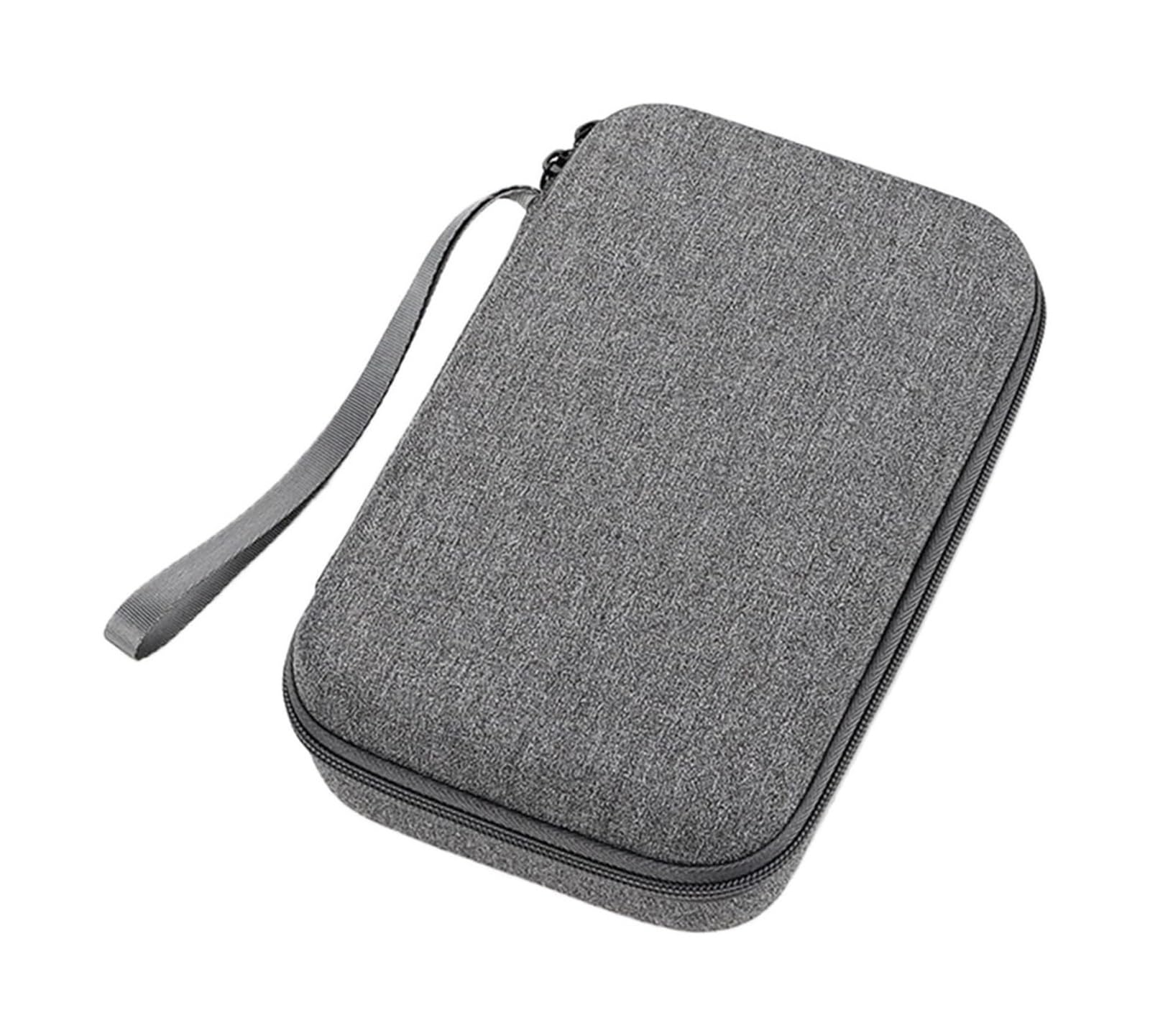 Borsa organizer per cavi, 2 pezzi | Tessuto organizer for dispositivi elettronici da viaggio, di grande capacità(Gray)