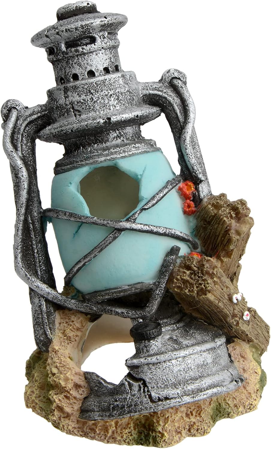 Saim Aquarium Lighthouse BeachThemed Decoration, 35 Gallon