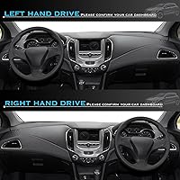Vista 2 de BORATO Car Dashboard Cover Dashboard Sunshade Protector Mat Carpets，for Chevrolet Cruze 2016-2018 MK2 Accessories