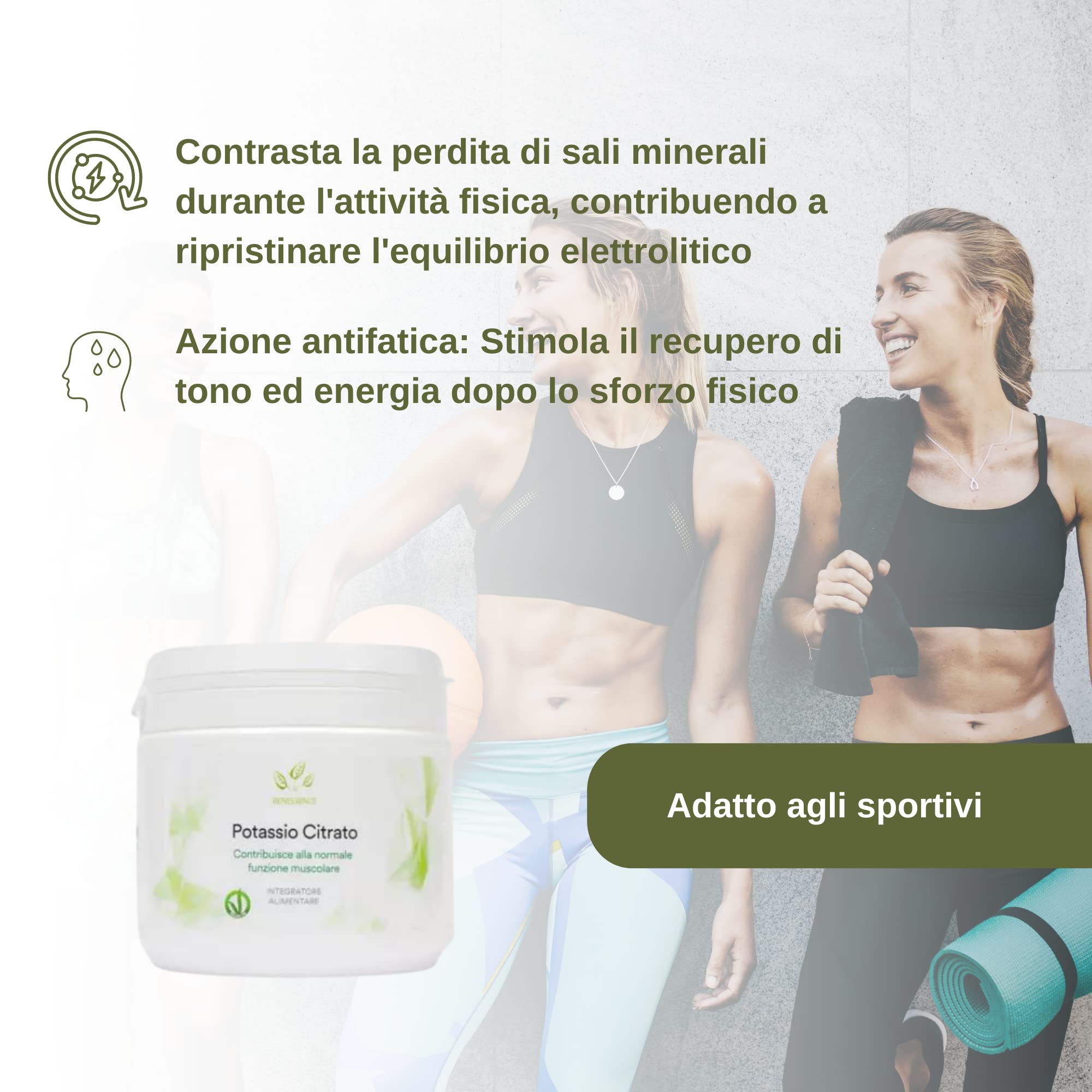 Benessence - Potassio Citrato in Polvere solubile - 500 g - 250 Giorni di Integrazione