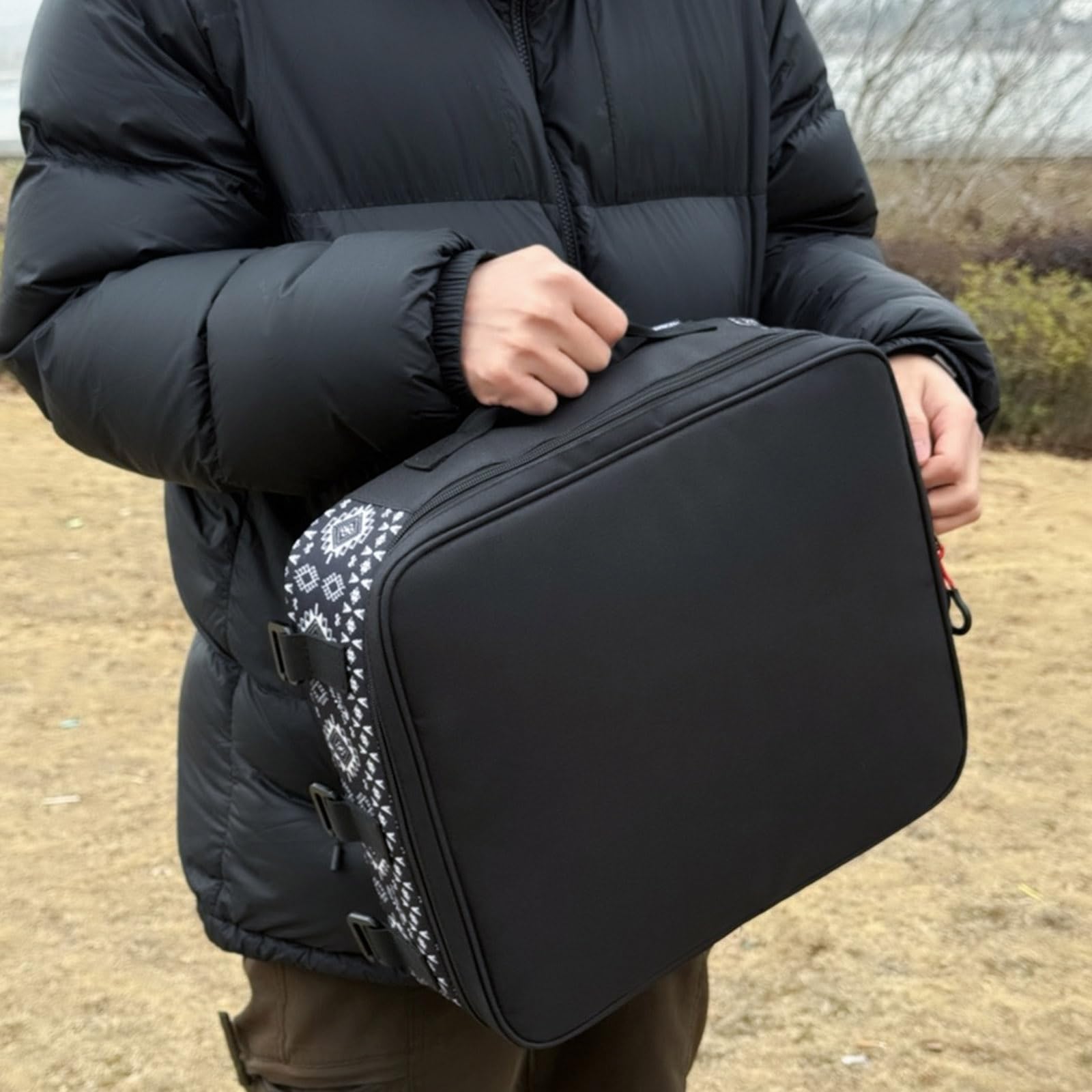 Générique de Rangement latéral pour Table de Camping résistant intempéries, avec Plusieurs Sections, organisateurs de Rangement pour équipement d ' Aventure, en Tissu Universitaire