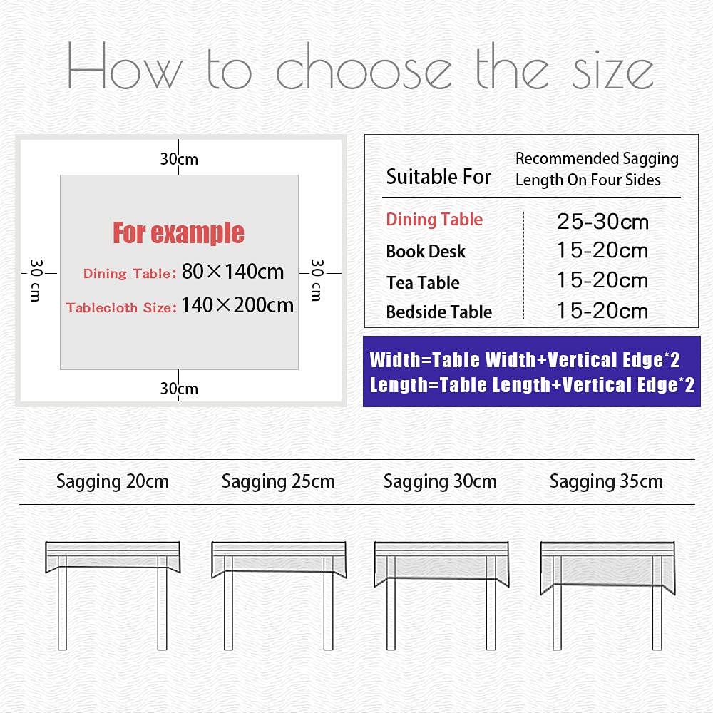 Tovaglia Rettangolare Tovaglie Morbide e Spesse Tovaglie per Feste Di Nozze Ristorante Buffet Feste Marrone 220 X 320 cm