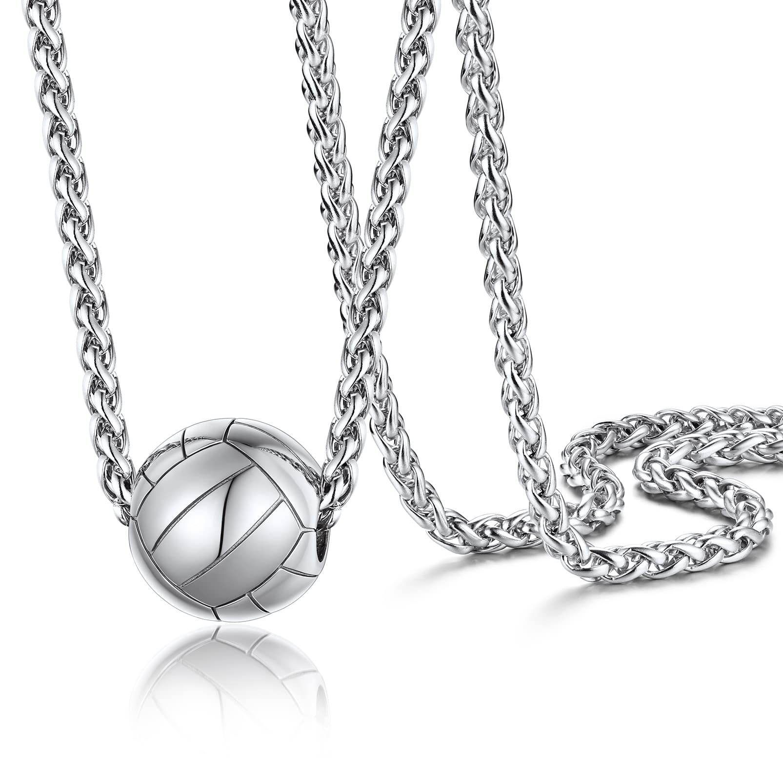 PROSTEEL Soccer/Baseball/Football/Basketball/Volleyball Necklace for Men