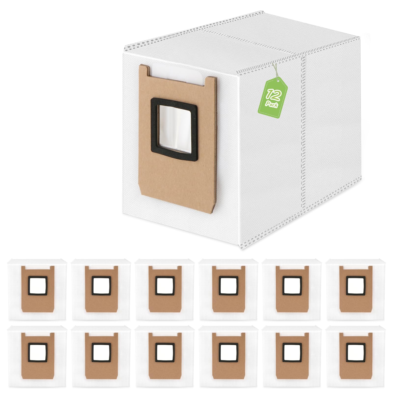 Sacs pour Eufy E28 Omni et E25 - Filtration maximale 3L avec fermeture hermétique anti-fuite - 8