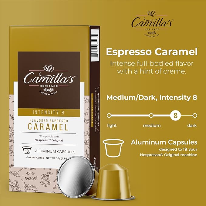 Indulge your sweet tooth with our gourmet caramel flavored pods, available alongside our regular coffee pods. With 60 pods in each package, you'll have an ample supply to keep you satisfied for weeks to come.