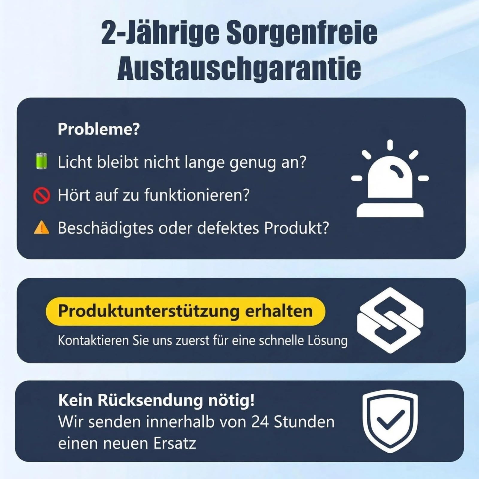 BEAU JARDIN 8 Stück Solarlampen für Außen Rostfreier Stahl, Solarleuchten Garten mit 3 Farbmodi, Gartenbeleuchtung Winterfest & Wasserdicht, Dekolichter für Rasen Terrasse Wege