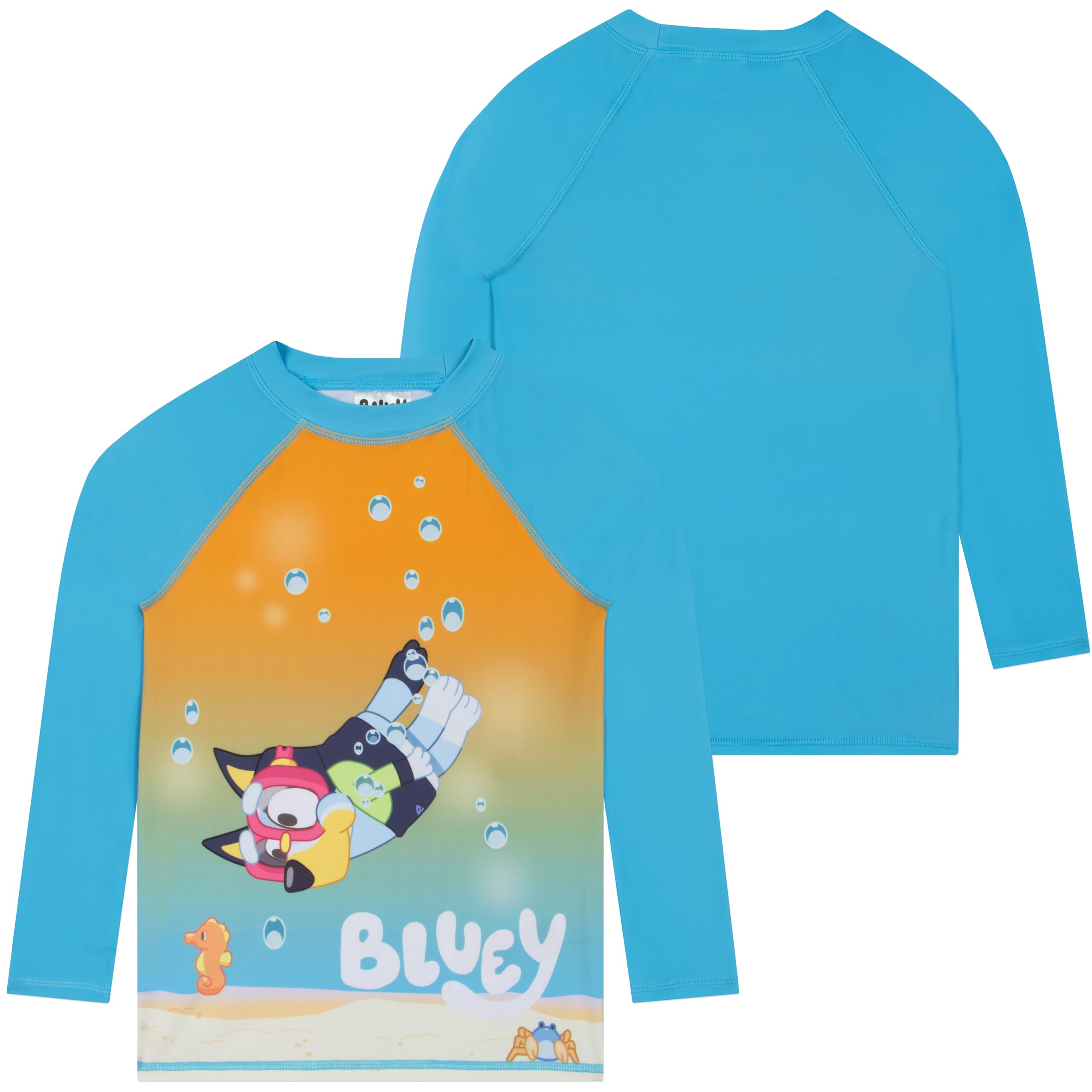 BlueY Costume Piscina Bambino, Costumi Bambini Due Pezzi, Costume Nuoto Bambino Manica Lunga, età 18 Mesi - 8 Anni