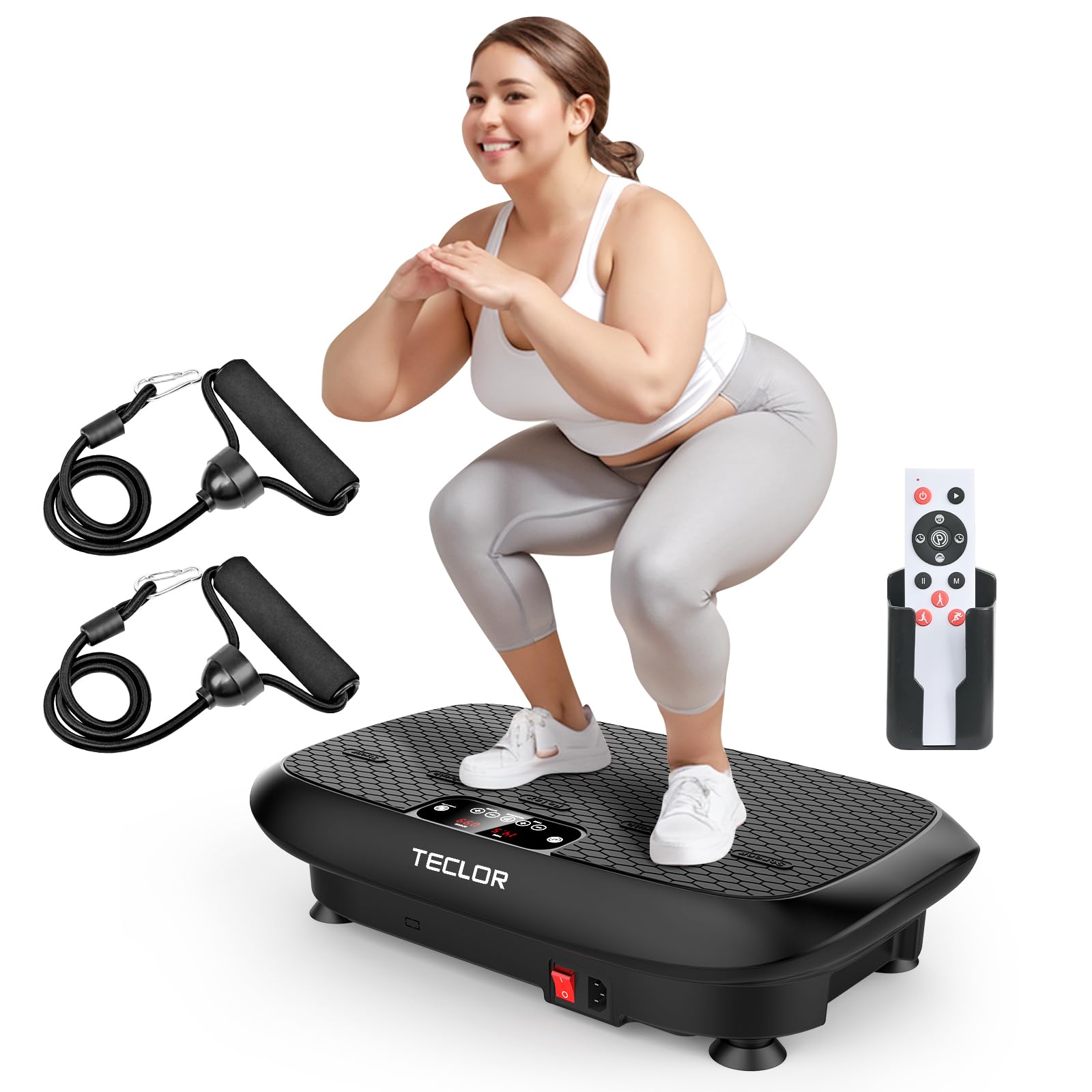 premium vibration plate exercise machine for lymphatic drainage, weight loss, whole body workout power vibration plate, shake plate,home gym fitness equipment