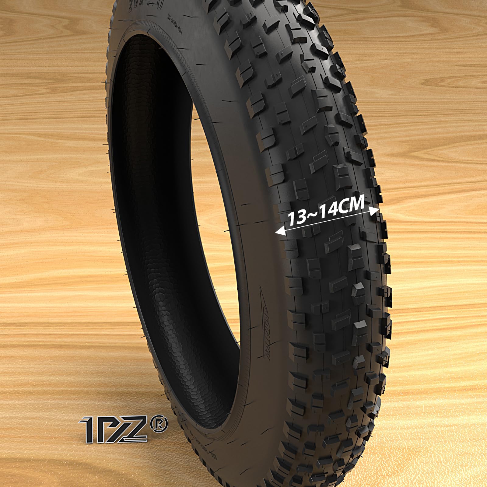 Fatbike Reifen Mit Schläuchen – 20 X 4,0 Zoll, Multi-Compound, 10,2 Cm Breit, Noppig Für Extra Traktion (2 Stück)