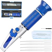 NEEBETEK 5-in-1 Refractometer: DEF AdBlue, Antifreeze Coolant, Battery Acid, Windshield Fluid Tester with ATC